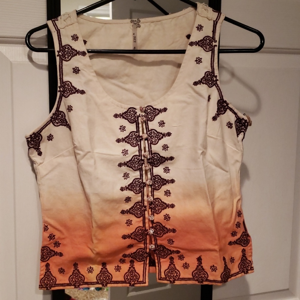 Unique tank/vest from buckle